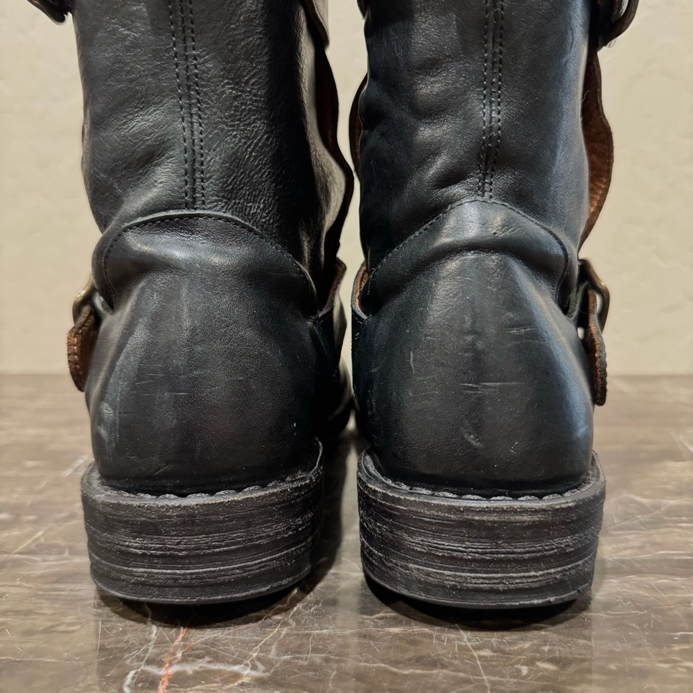 Fiorentini & Baker Eternity Black Leather Biker Boots - Picture 10 of 14